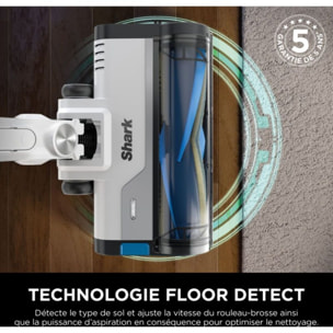 Aspirateur balai SHARK IZ380EUT PowerPro Pet avec brosse motorisée pour poils d’animaux