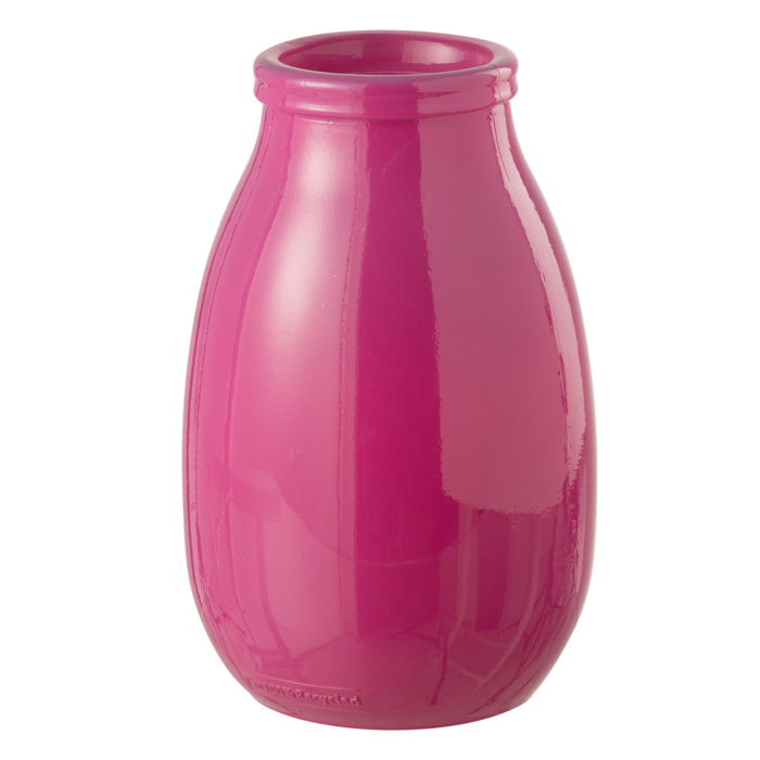 J-Line vase - verre - orange/rose - large