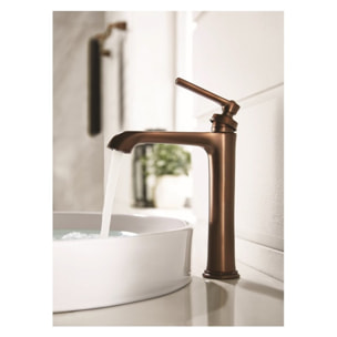 Lot de 2 robinets lavabo haut Paini Lady's 180 Auburn