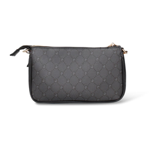 Borsa a tracolla da donna - Modello Novara Chic - Pelle vegana PU - 24.0 x 14.0 x 5.0 cm