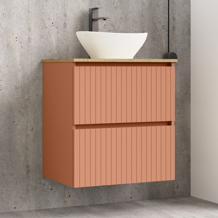 Conjunto de baño Hali Alday, 60 cm, Coral