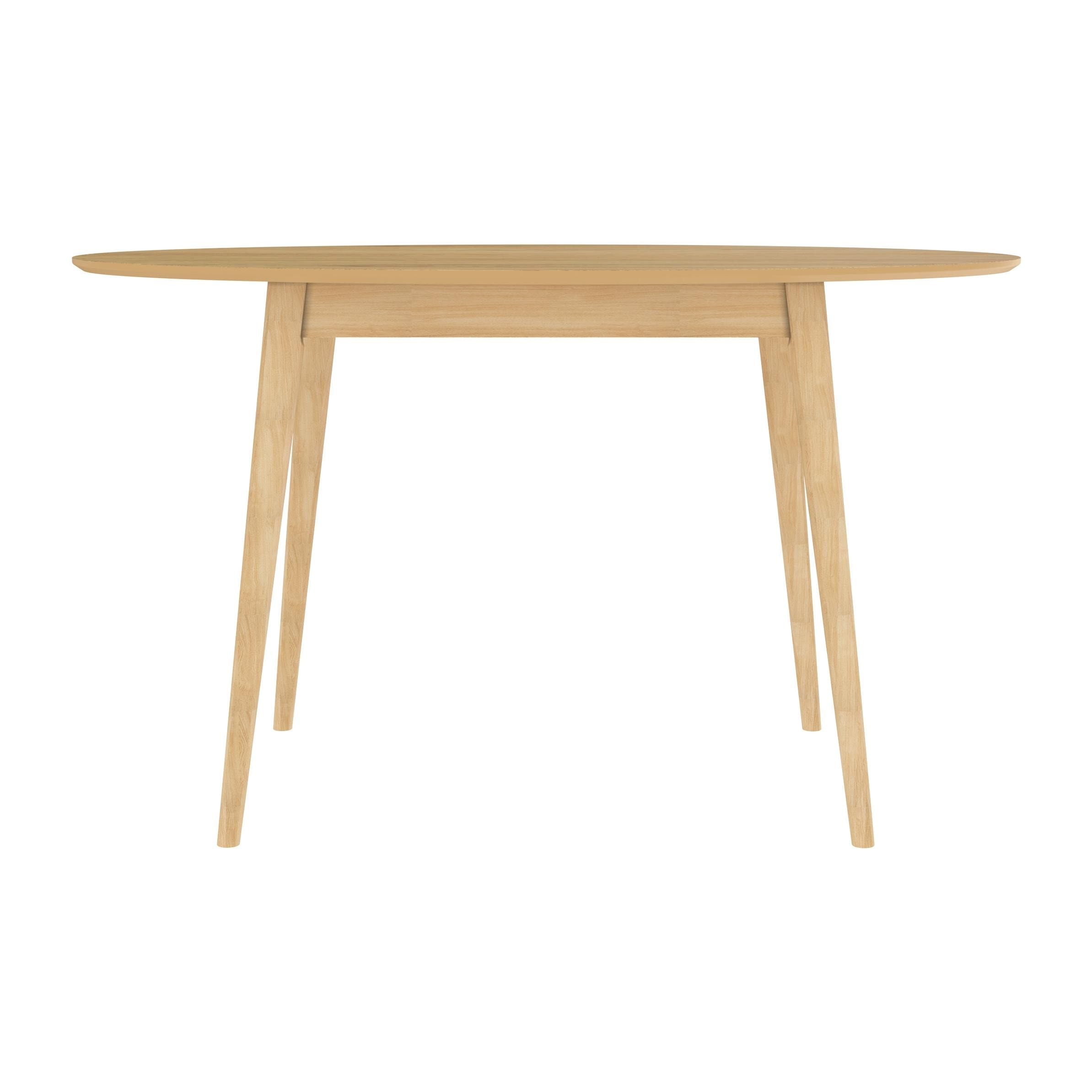 Table ovale Eddy en bois clair 130 cm