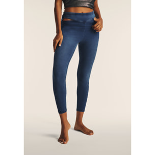 Jeggings N.O.W. 7/8 con vita alta e dettagli cut out