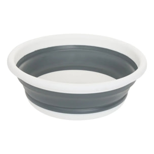 Bassine rétractable 8 L blanc gris clair
