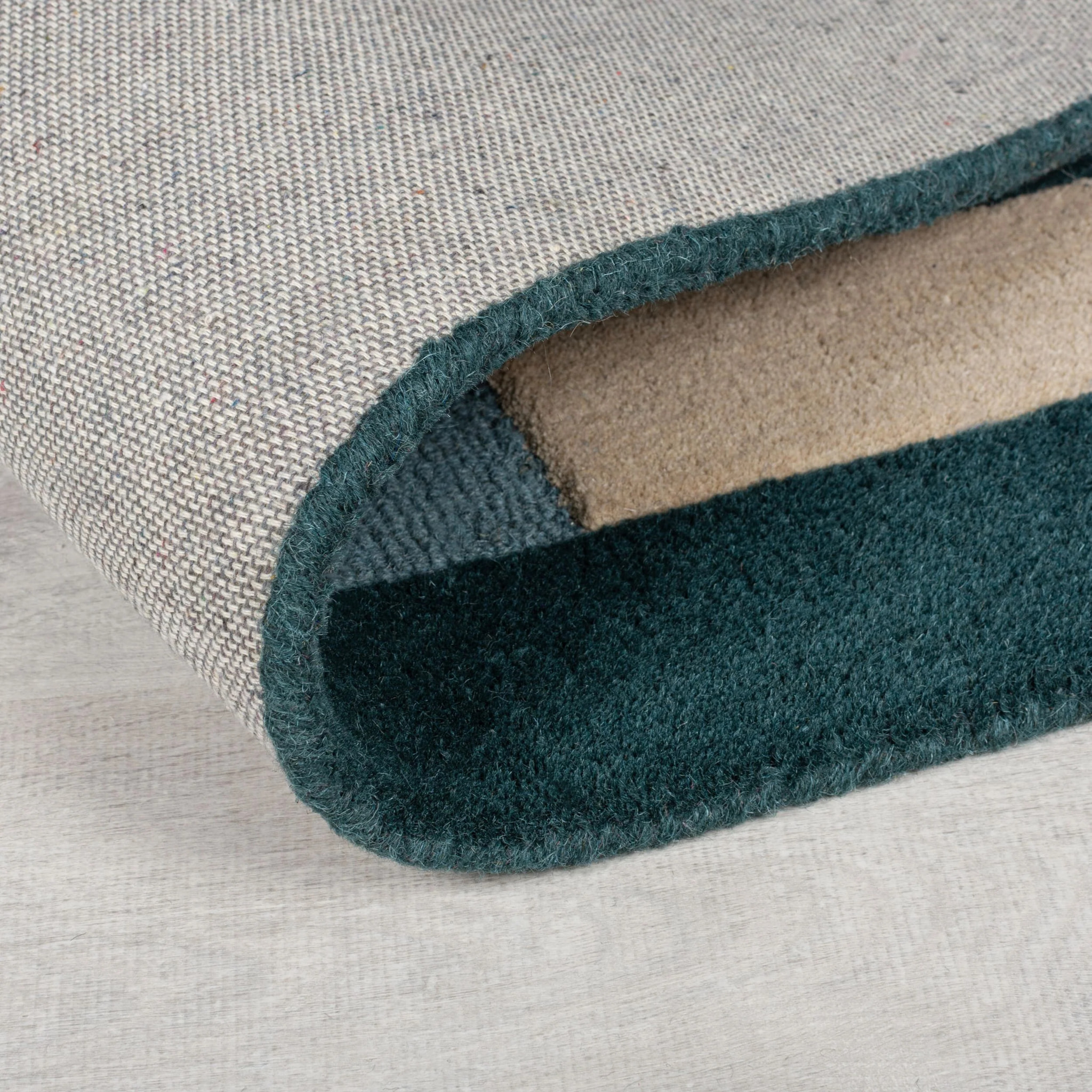 Tapis en laine LABYRINTHE Vert