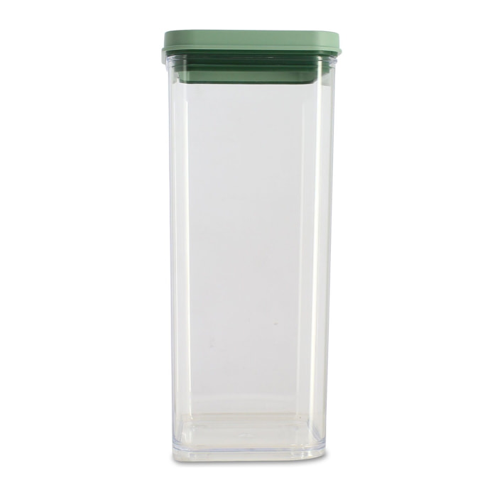 Boite hermétique 1.5l en plastique avec couvercle vert