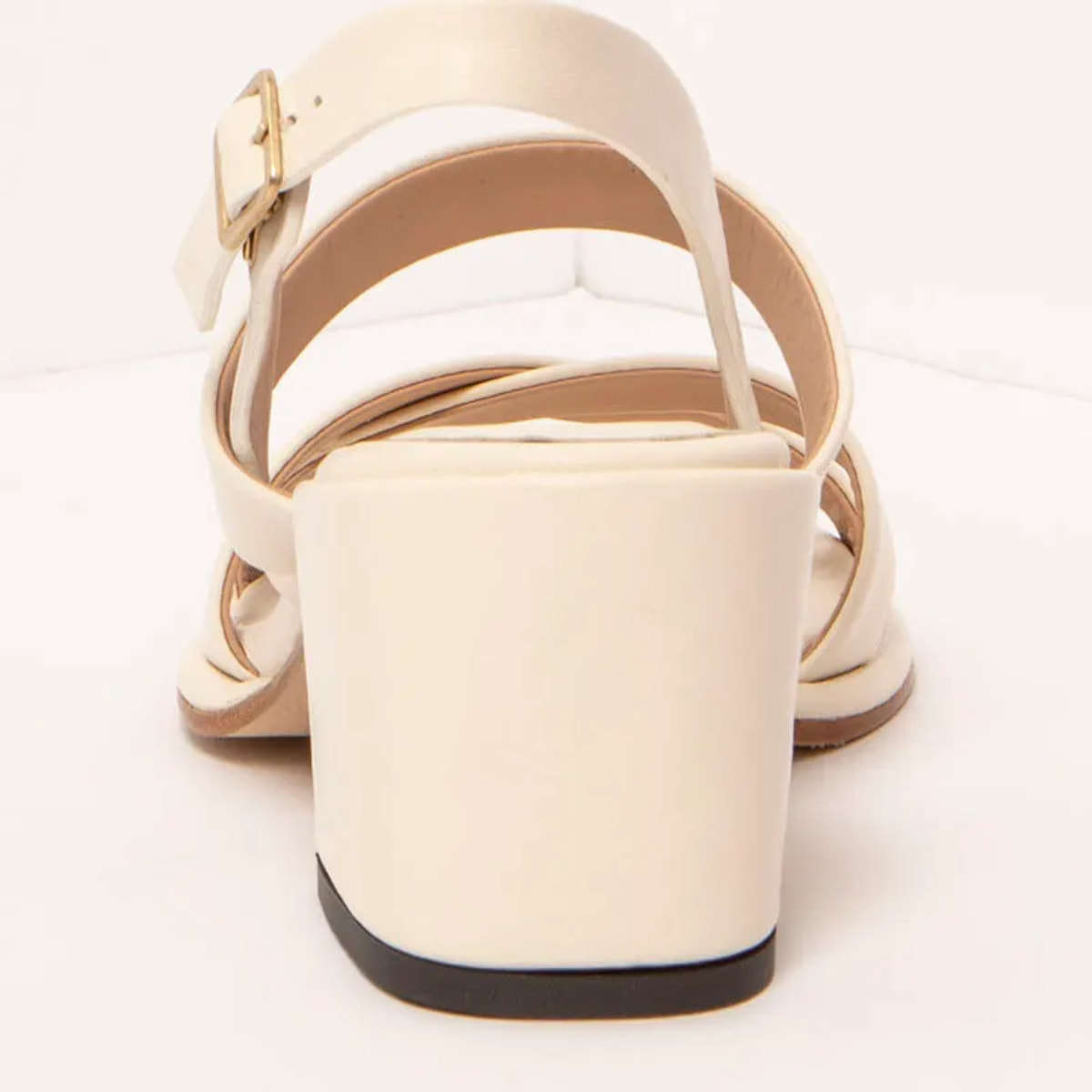 Sandalias con tacón S3173 NAPPA CREAM/ FABER color Cream
