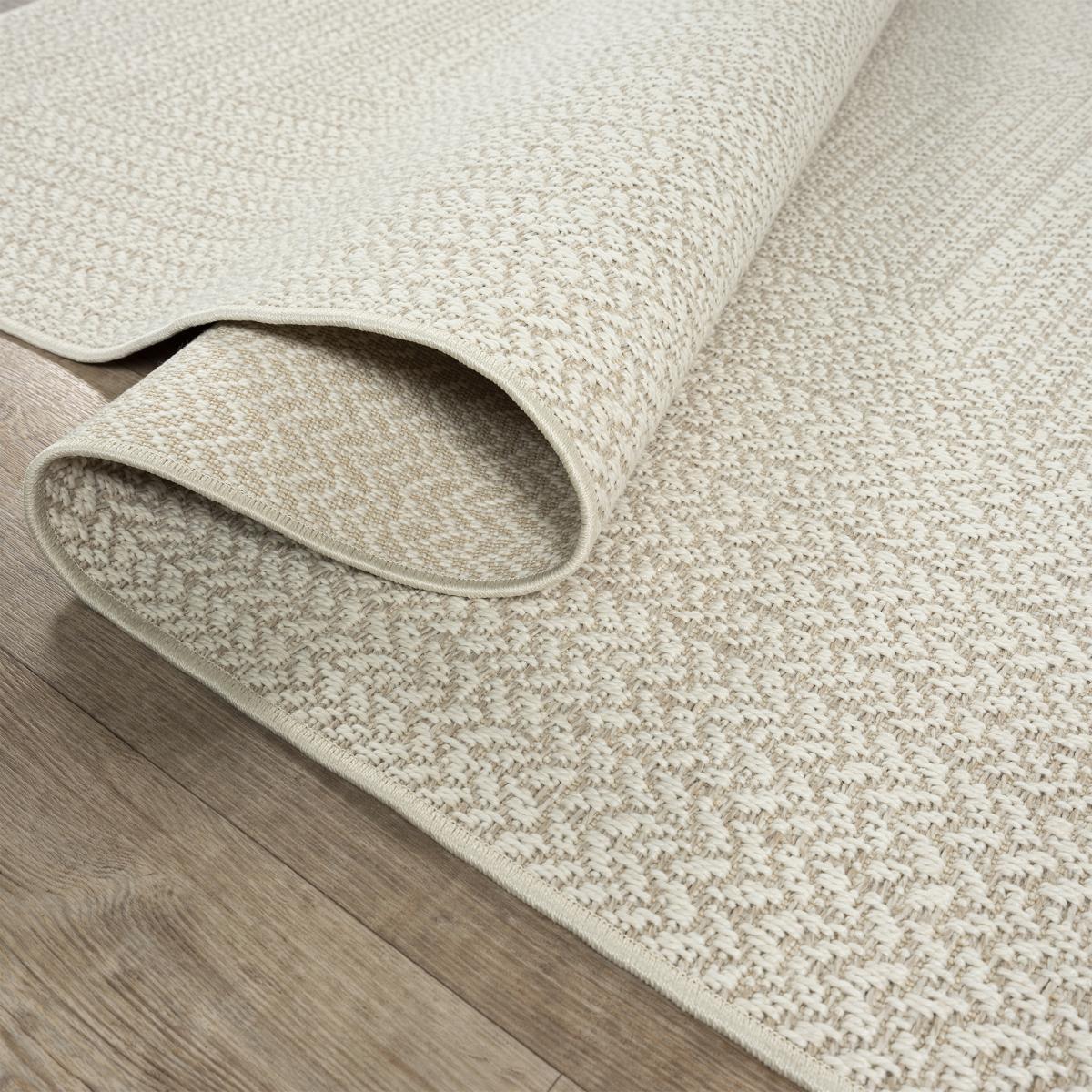 Tapis extérieur intérieur NOLAM aspect jute ton sur ton