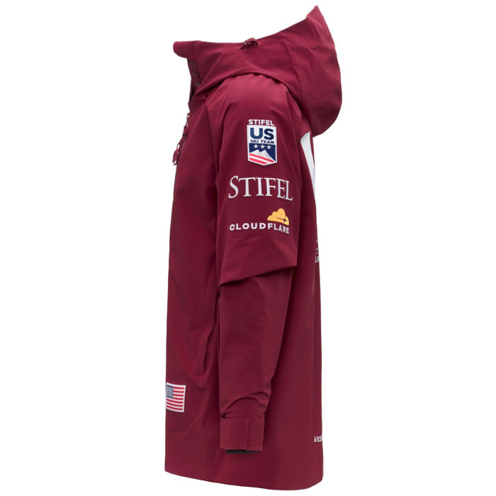 Kappa - Giacche Uomo Donna Rosso - 6Cento 640C Us
