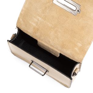 Camelia Bolso bandolera Mujer.Piel auténtica Dollaro