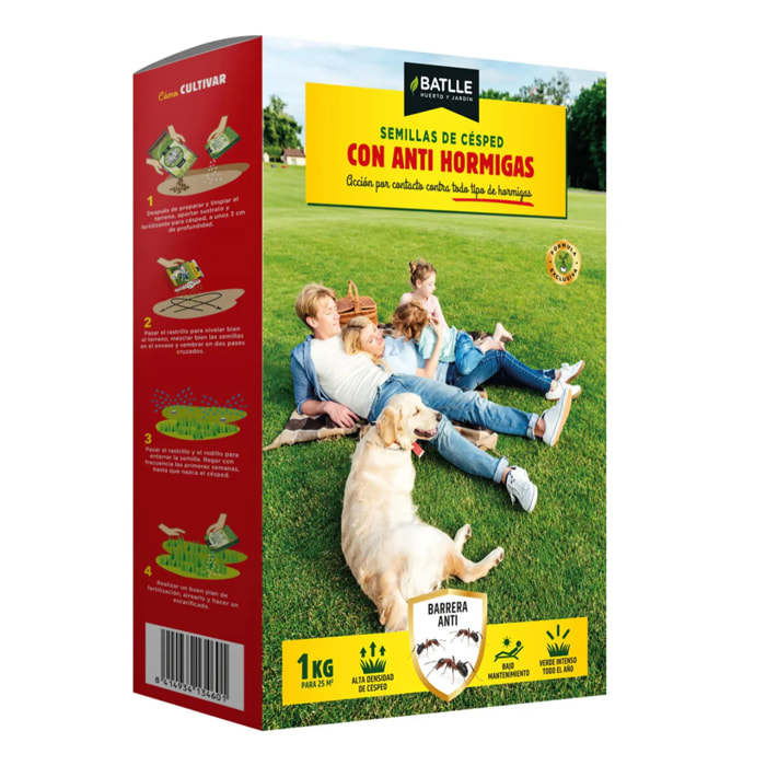 Semillas césped anti hormigas Batlle 1 Kg