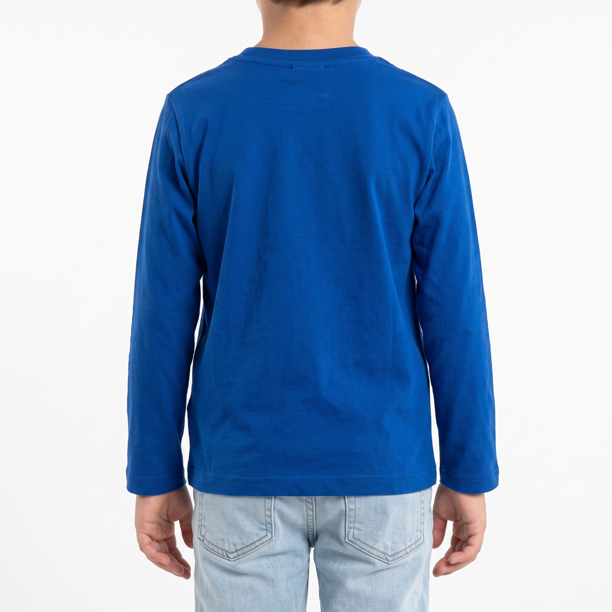 T-shirt maniche lunghe con stampa logo