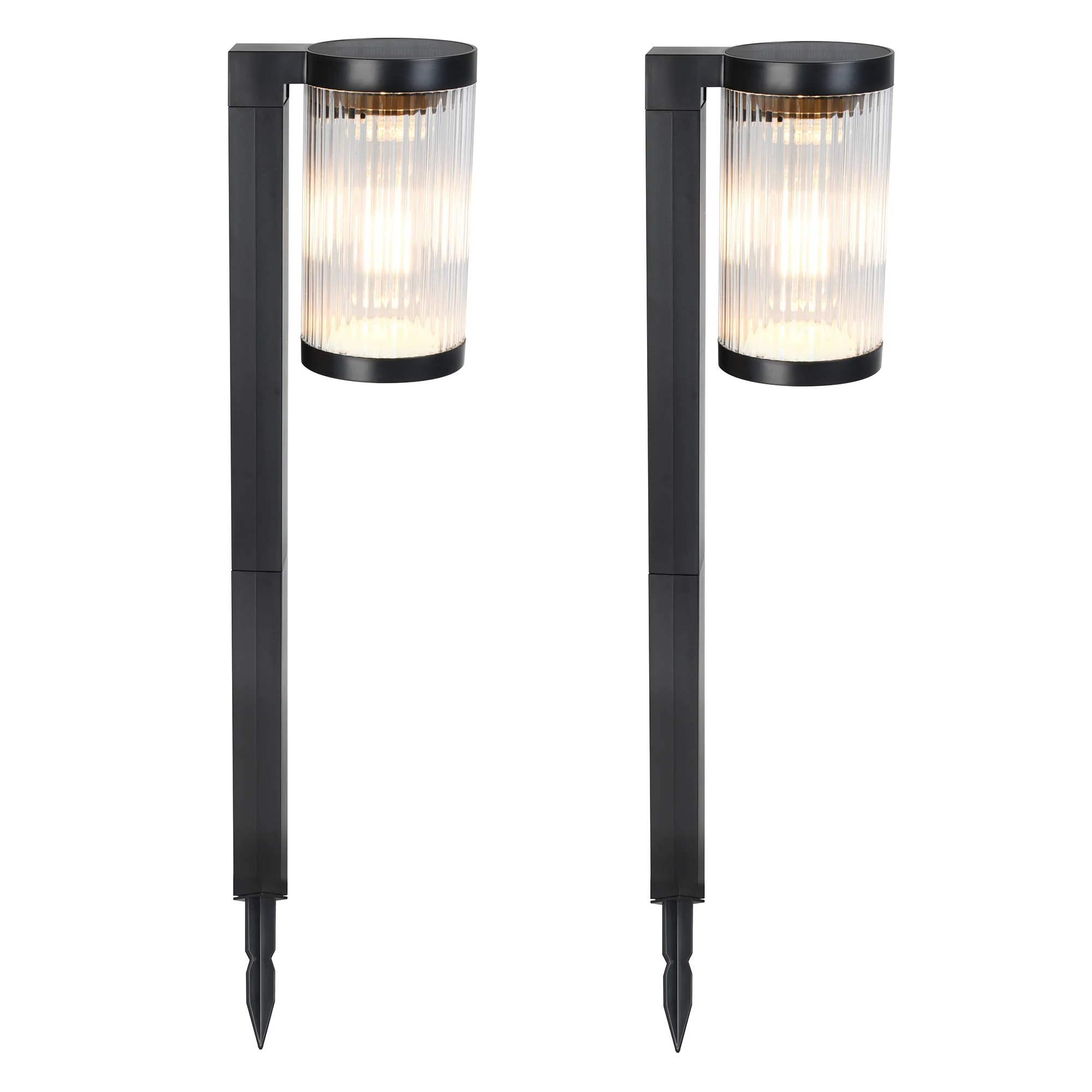 2 Balise solaire à piquer BEAMLIT H58CM