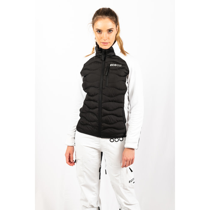 Chaqueta para mujer ECOON ECOActive Hybrid Insulated Jacket Women - Negro / Blanco