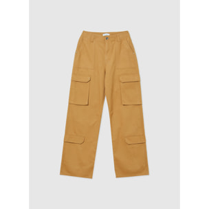 Pantalone cargo in twill