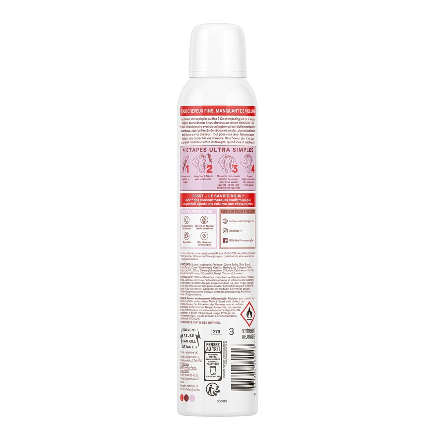 Shampooing Sec & Soin - Apporte Texture et Volume 200 ml