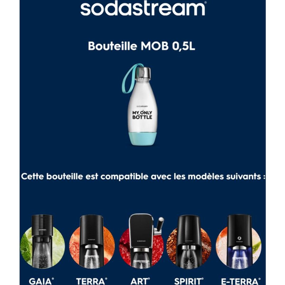 Bouteille SODASTREAM Bouteille style 0.5L