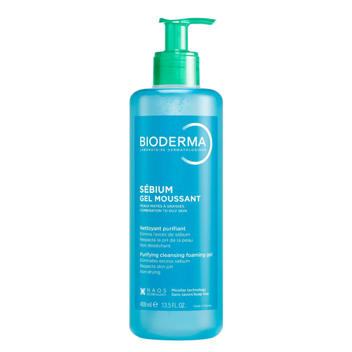 Sebium - Gel Moussant Nettoyant Purifiant 400ml