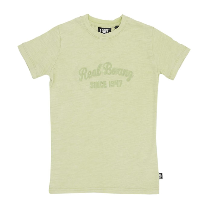 Camiseta Real Boxing infantil manga corta tinte viejo