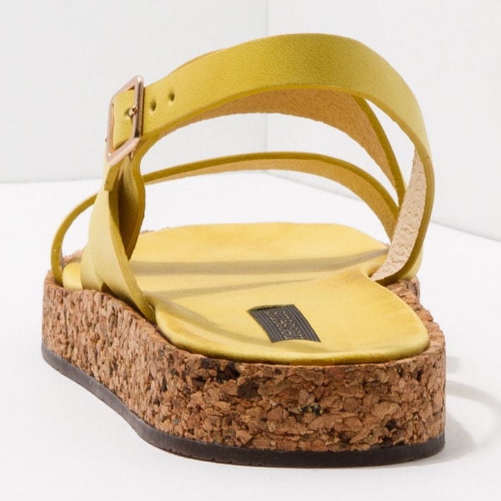 Sandalias S3212 RESTORED SKIN YELLOW / TARDANA color Yellow