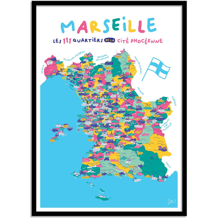 Affiche - Marseille - Sté!