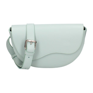 Marsupio da donna in vera pelle - Modello False - Made in Italy - 25.0 x 15.0 x 9.0 cm