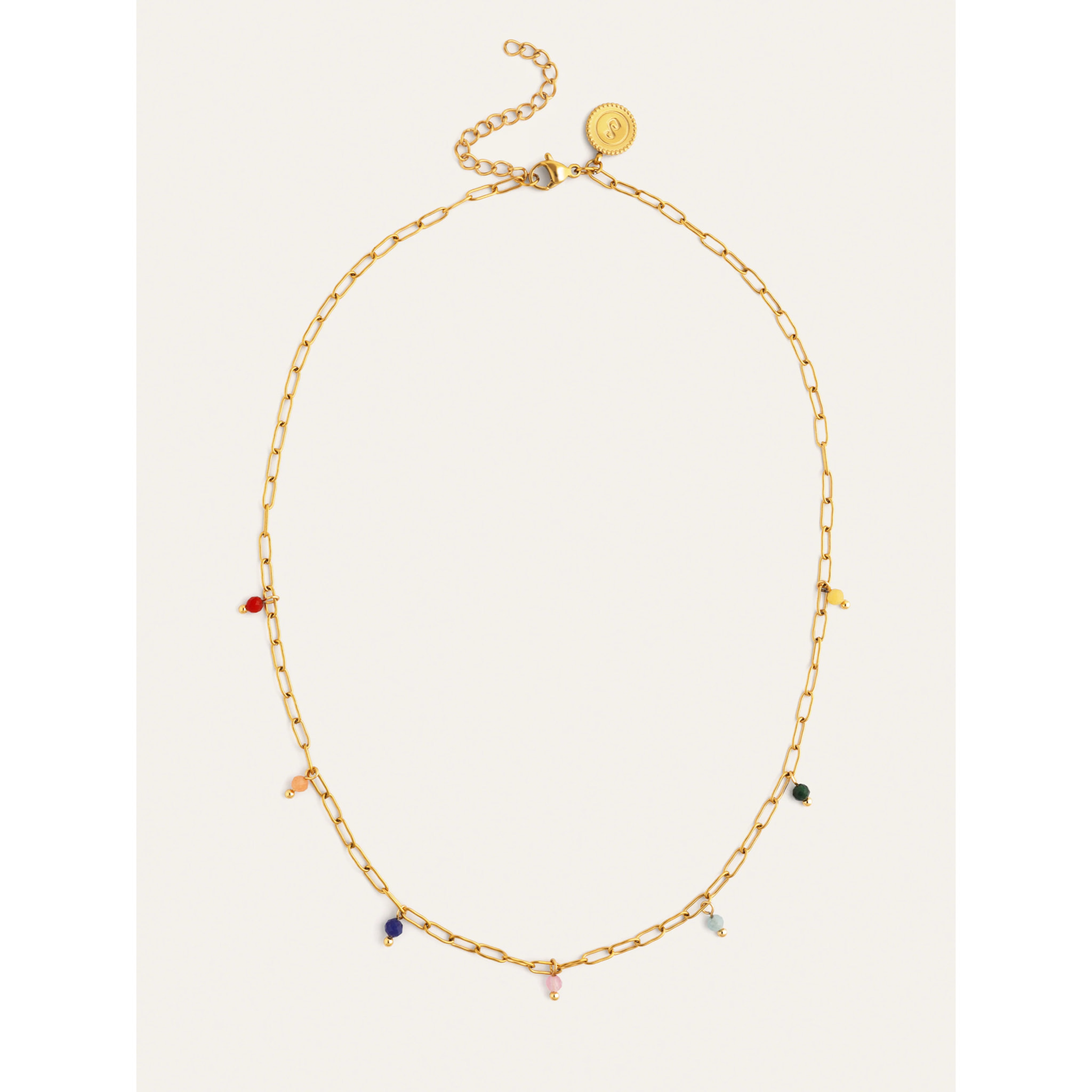 Collana Chic Dancing Stones Acciao Placcato Oro