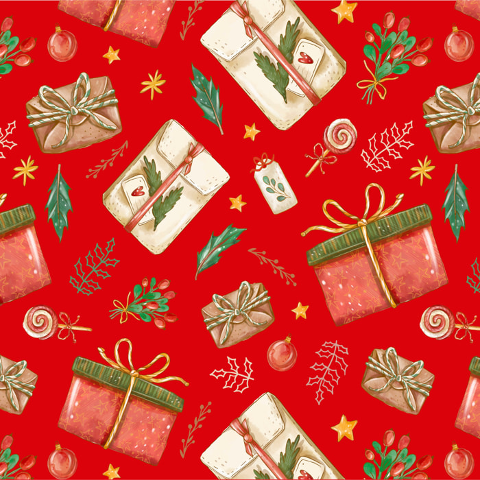 CASSESE HOME Tovaglia in PVC Breccia Con Bordino Decoro Natale – Antimacchia, Pratica e Decorativa Made in Italy_Dec.L