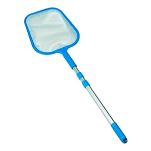 Red telescópica de superficie para piscinas/spa + mango azul