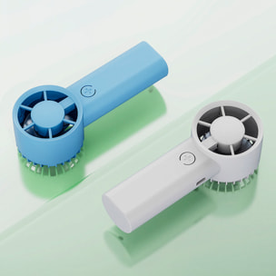 Ventilador portátil JB3. 3 velocidades y batería recargable de 500mAh. Diseño ligero, compacto y ergonómico.