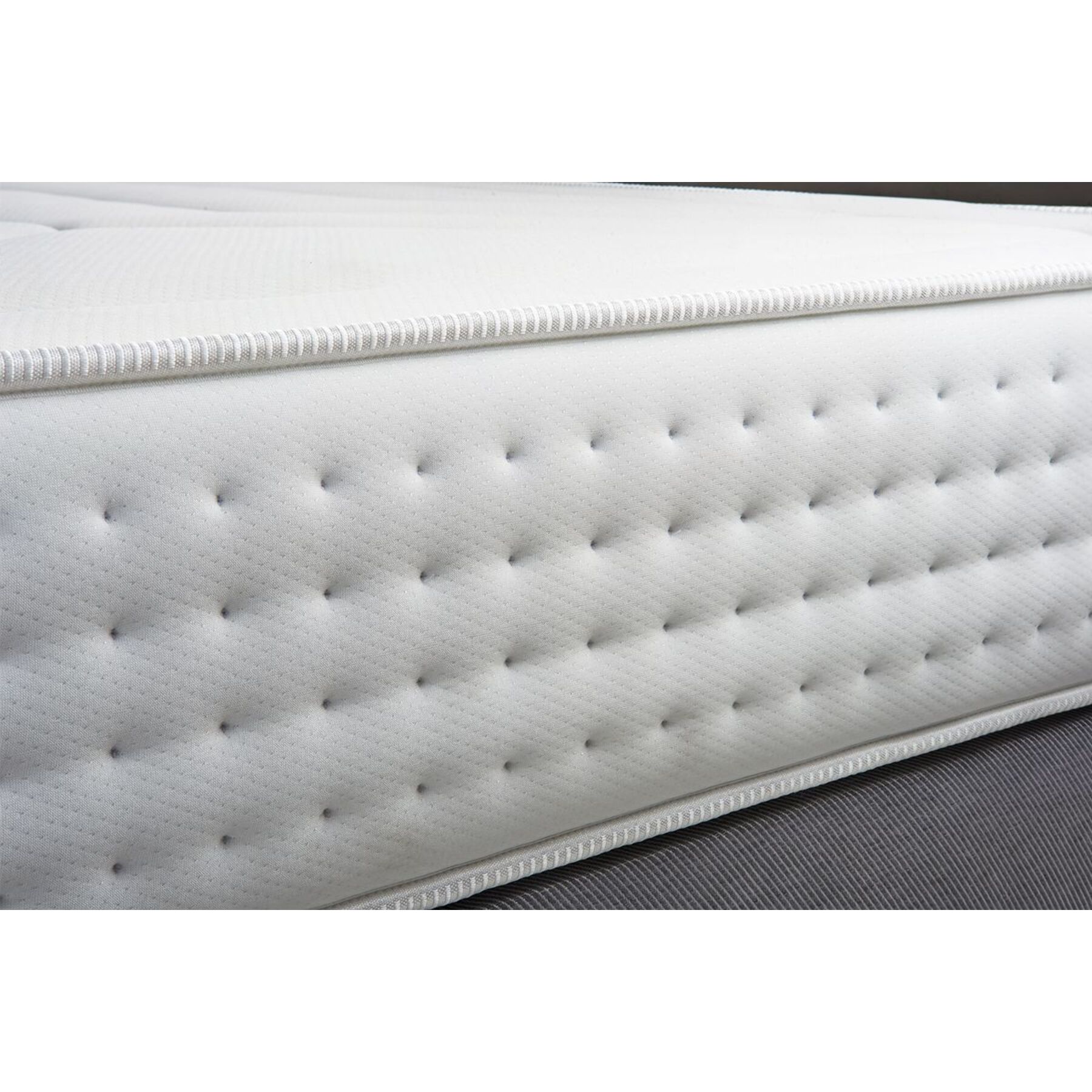 Matelas Vingt-Quatre - 24cm - Ressorts ensachés et mémoire de forme - Tensions allégées - Soutien Ferme