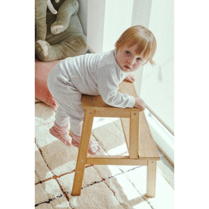 Calzino termico per neonato con suola antiscivolo rosa