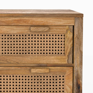 Ensemble commode et armoire en bois - Tiki