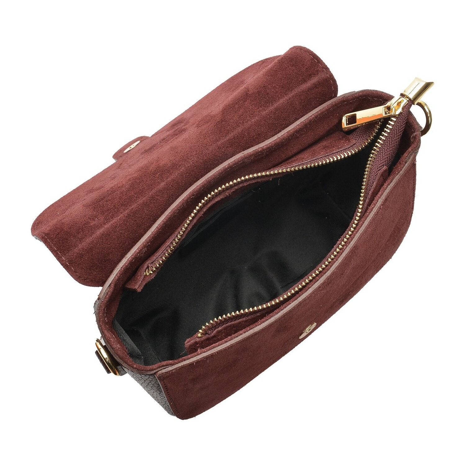 Borsa a spalla Anna Luchini Bordeaux