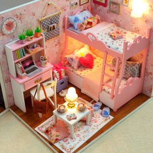 Años de lujo. Maqueta 3D, realista con gran detalle y luces led.