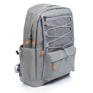 Mochila multi compartimento, porta Laptop 15,6''. Capa impermeable. Adaptable a Trolley. Repelente al agua.