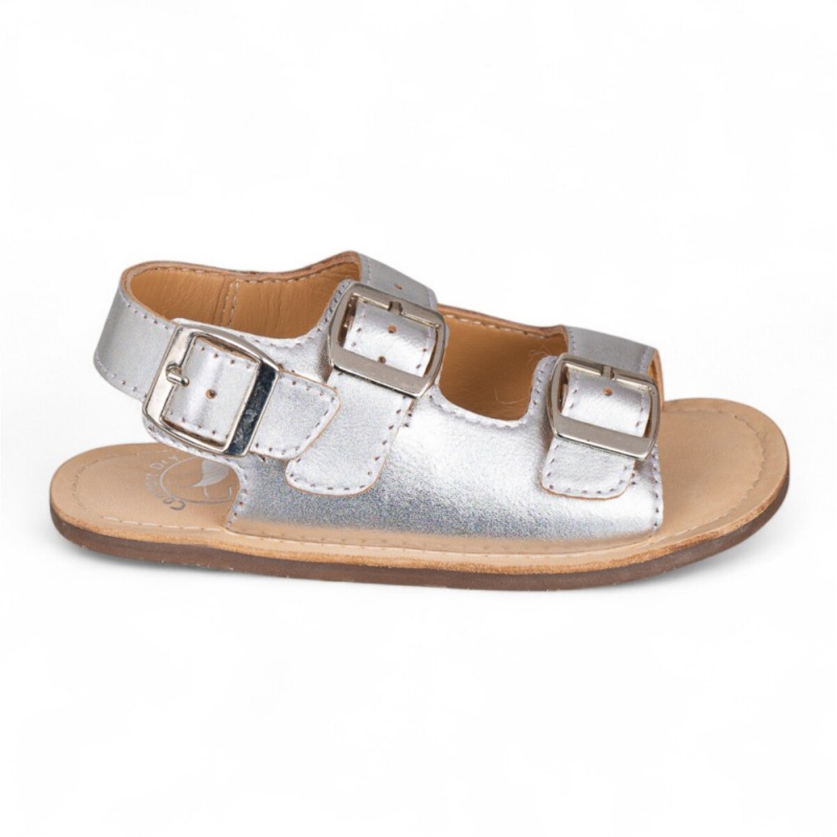 SANDALIA BAREFOOT PIEL CHETTO TIPO BIO PLATA