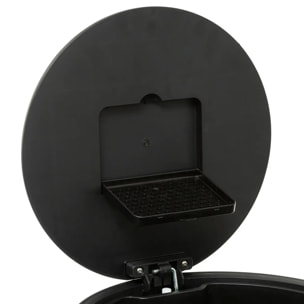 Poubelle métal 30L "Delta" inox