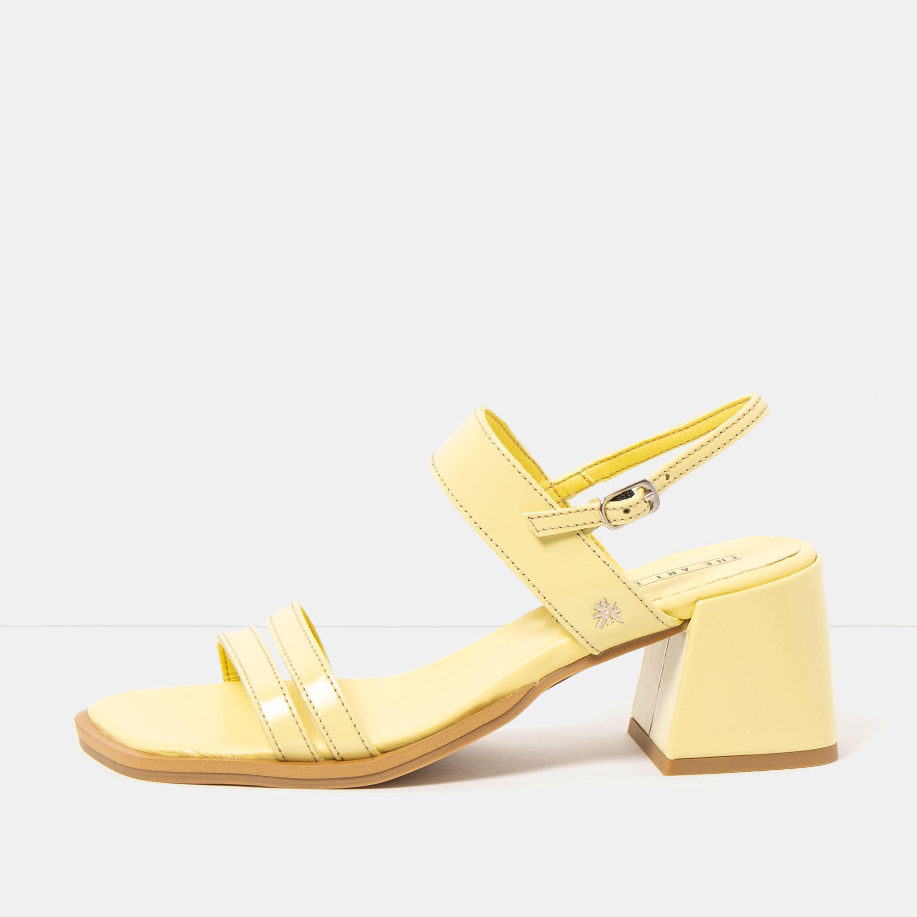 Sandalias con tacón 2010 NAPPA SHINNY PALE YELLOW / VERONA color Pale yellow