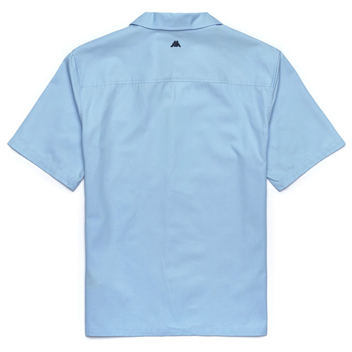 Kappa - Camicie Uomo Blu - Robe Giovani Aousja