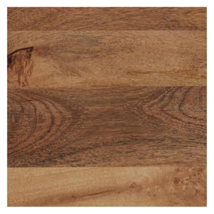 Table de chevet ajourée en bois de manguier - Jaya