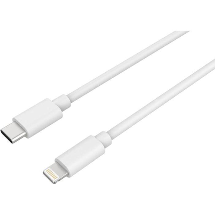 Câble Lightning ESSENTIELB vers USB-C 2m blanc certifié Apple