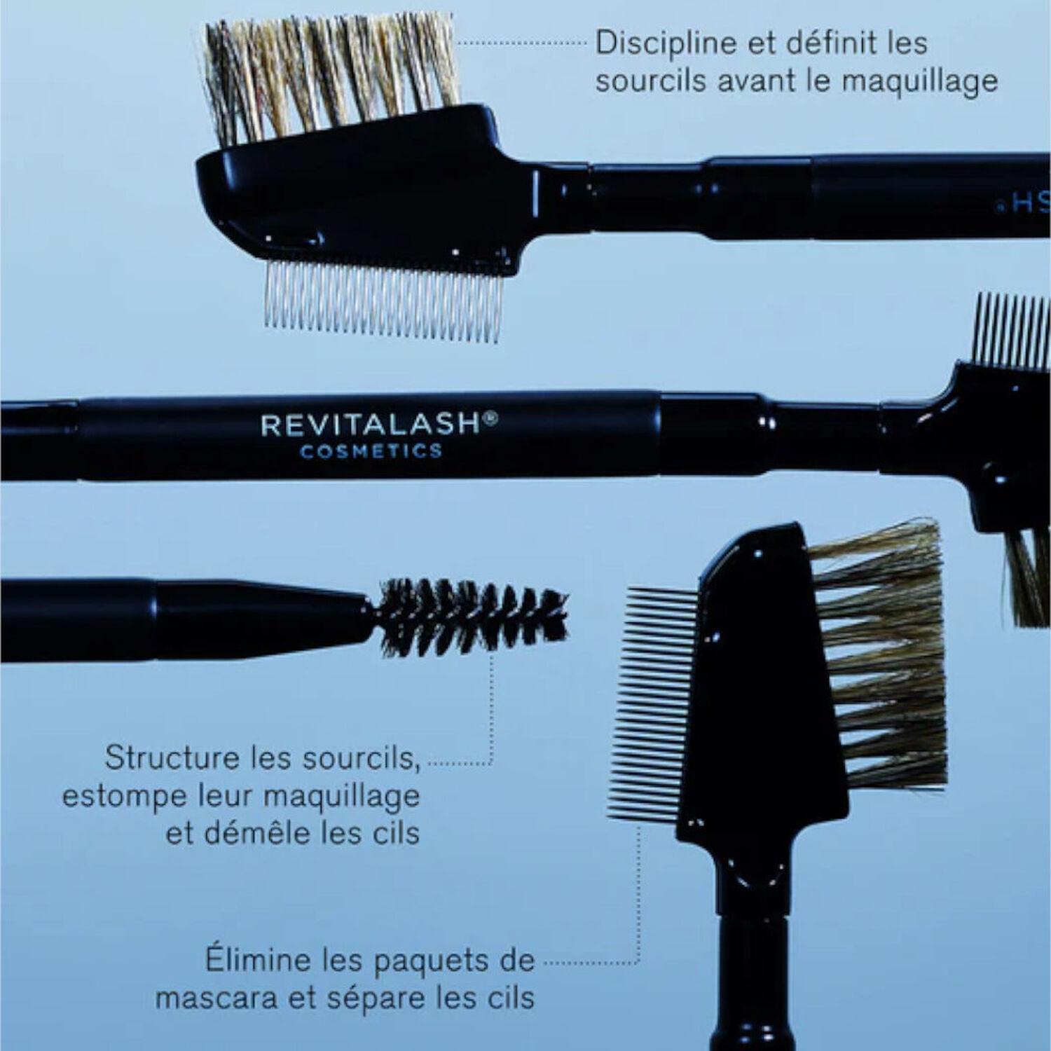 Lash & Brow Styler - Brosse Goupillon Haute Définition 3-en-1
