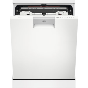 AEG Lavavajillas de 60 cm Serie 7000 GlassCare para 14 cubiertos FFB75717PW