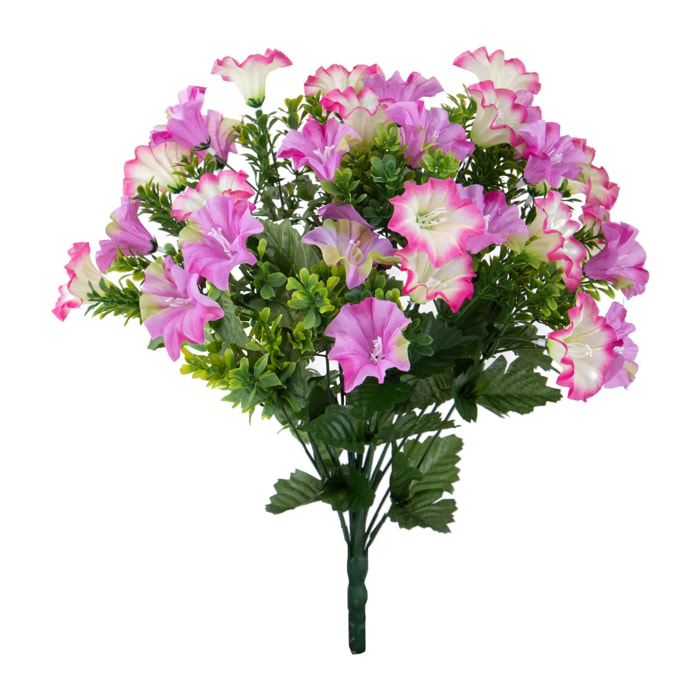 Bouquet Con Mini Petunie - Pezzi 4 - 18X45X20cm - Colore Rosa - Bianchi Dino -