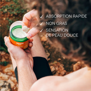 WELEDA - Duo Baume de Massage Arnica + Gel Cryo Arnica - Après l'effort - Vegan* - Certifié Natrue** - Pot en verre 150ml + Tube 100ml