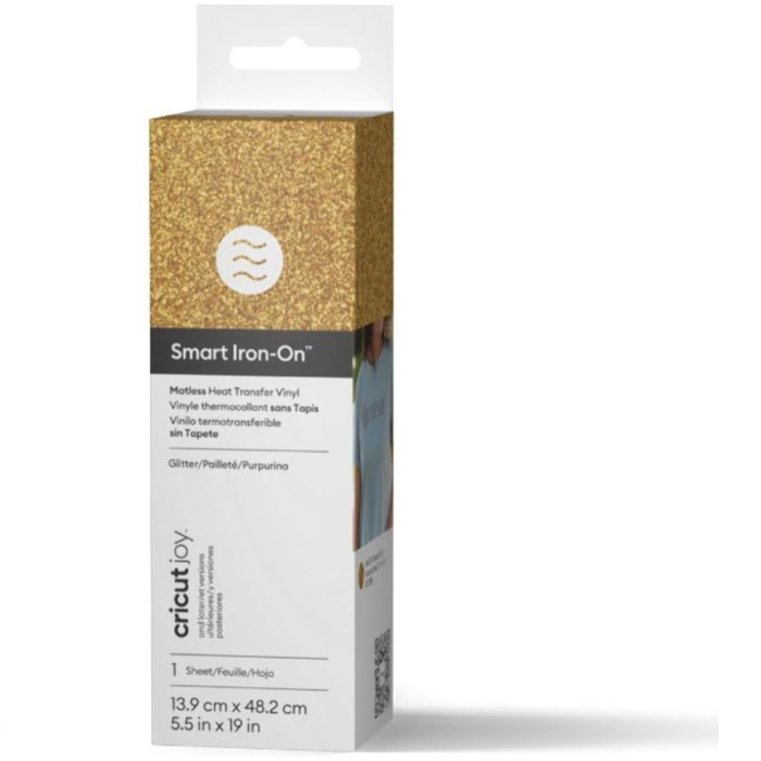 Accessoire CRICUT Joy Smart Iron-On 14x48cm (Glitter Gold)