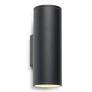 Forlight Aplique Ip54 Orion Double Emission Led 11,3W 3000K Negro 1135Lm