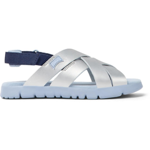 CAMPER Oruga - Sandalias Gris Infantil Unisex