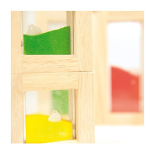 8 PCS. WOODEN BLOCKS SAND - PRIMERA INFANCIA